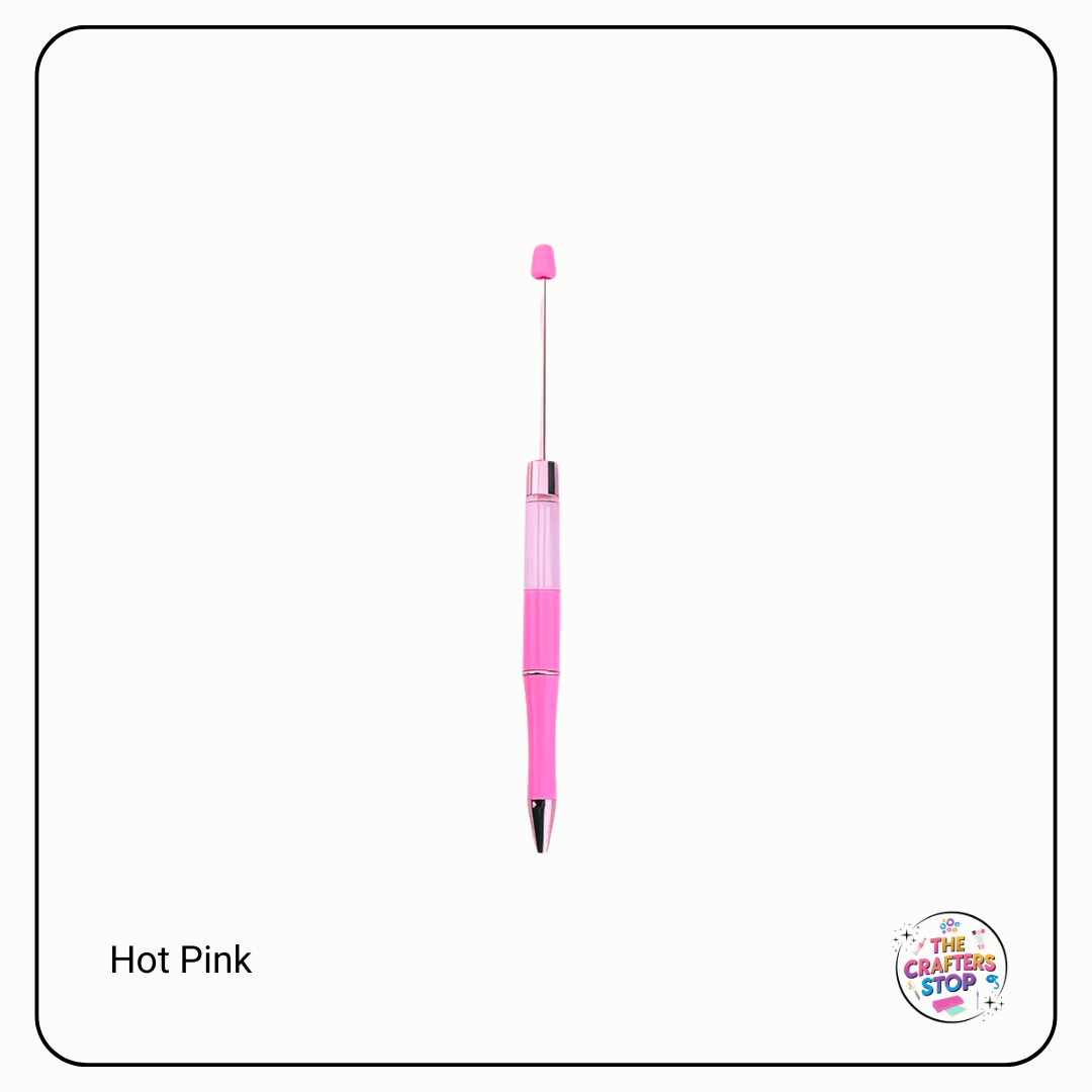 Long DIY Beadeable Pen With Fillable Tube