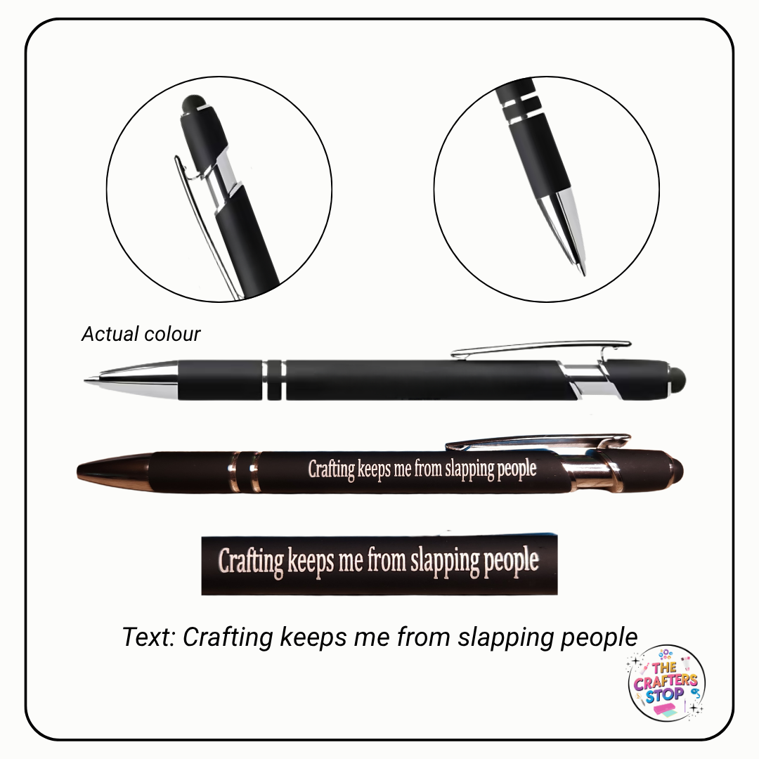 Engraved Crafting Saying Pens (4 Designs)