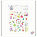 Glitter Easter Scrapbooking Sticker Sheet