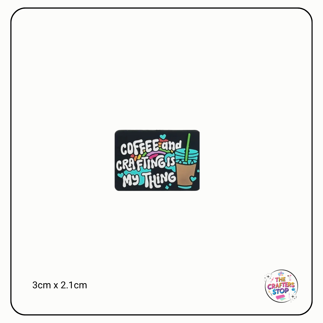 Coffee & Crafting Focal Beads - 2 Designs