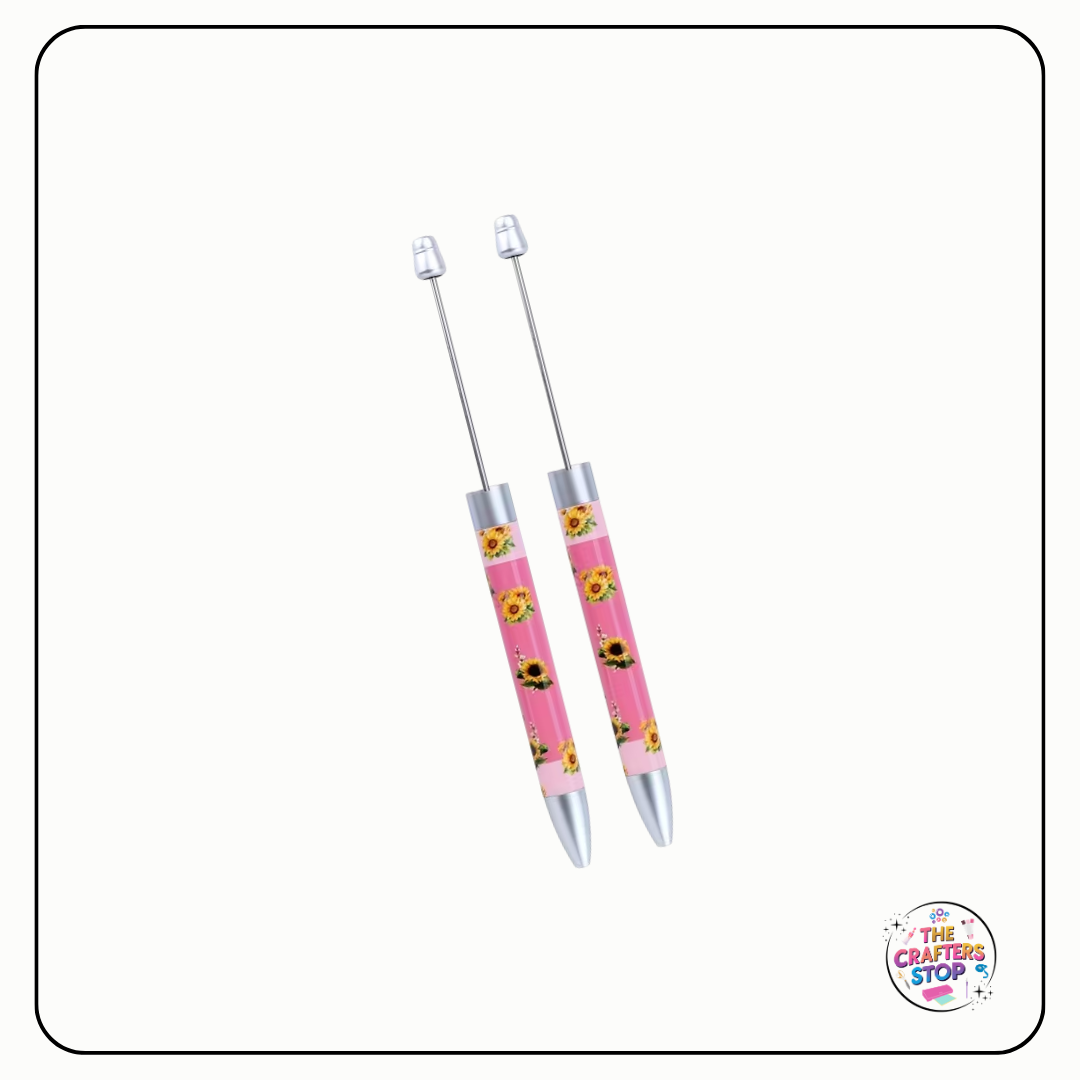 Sunflower Long DIY Beadeable Pens (3 Colours)