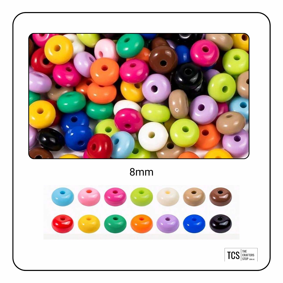 Acrylic Abacus Style Beads