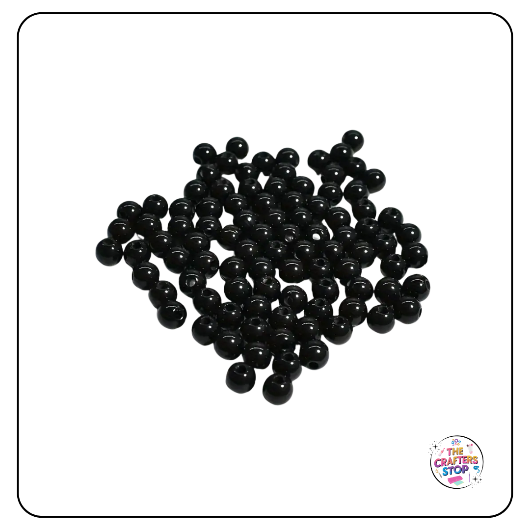 Acrylic Round Beads - 8mm