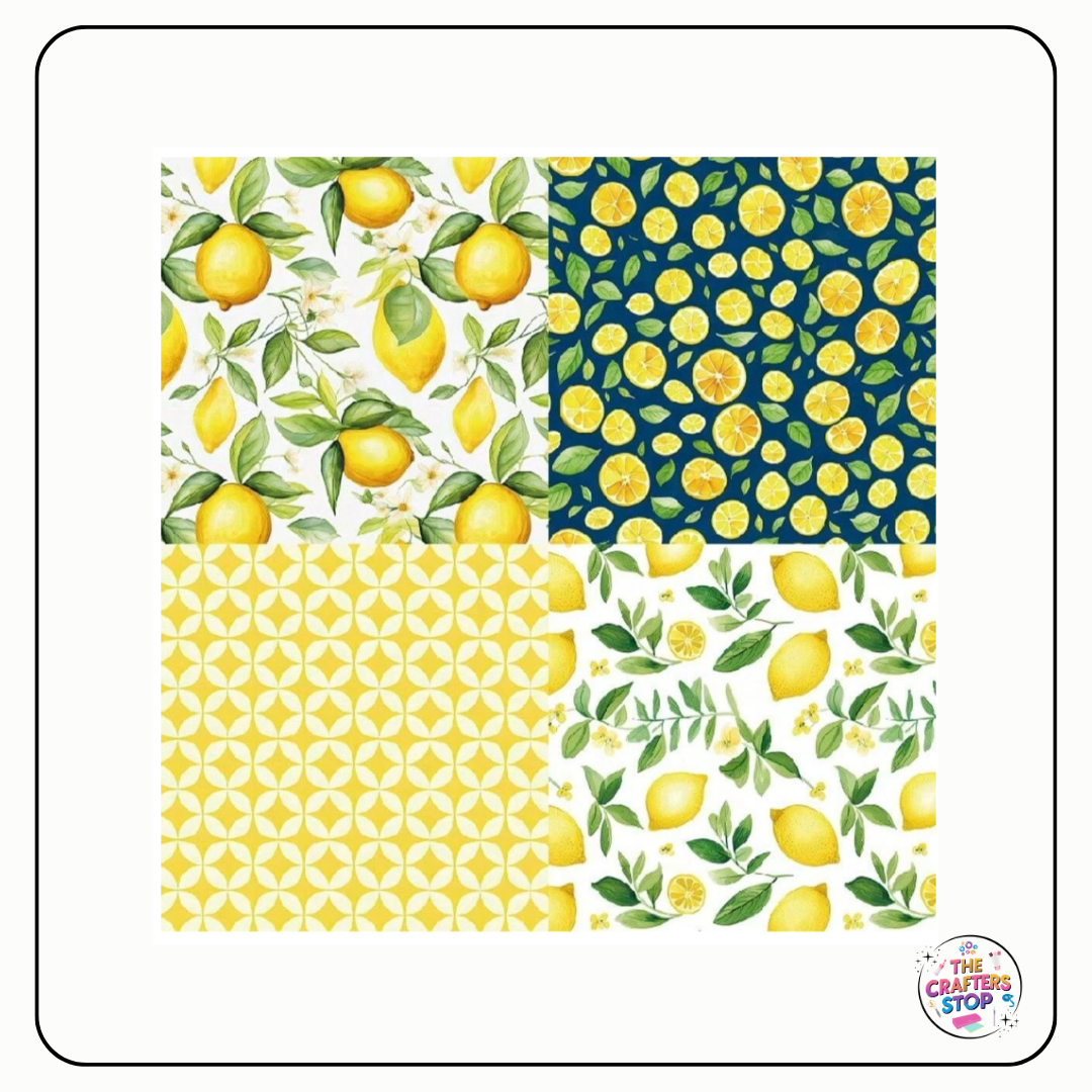 Lemon Design Decorative Paper Pad