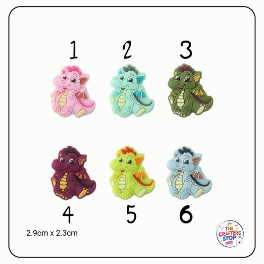 Colourful Dragon Focal Beads