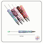 Creative Cream Hand-Painted DIY Beadeable Pen