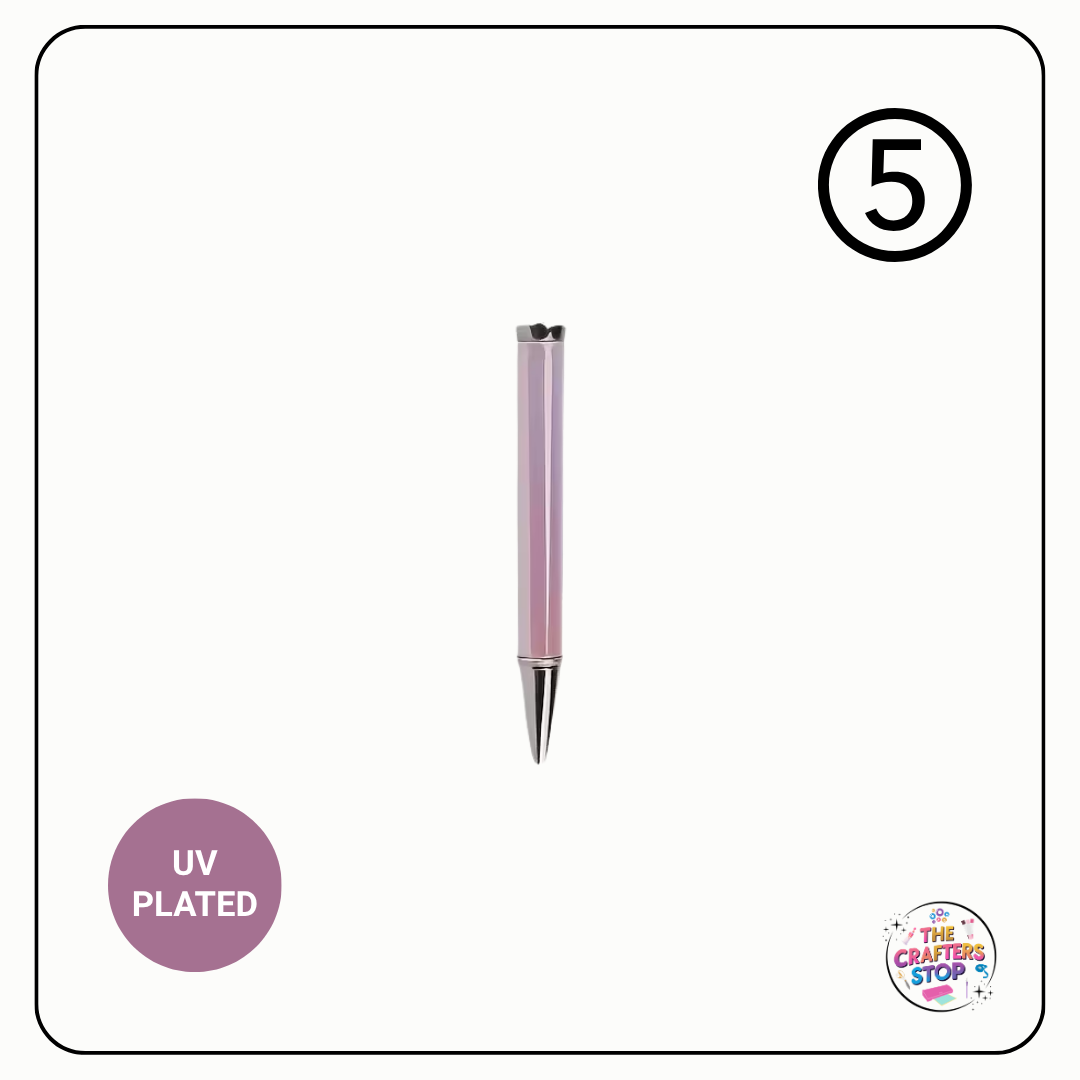 UV Plated Iridescent DIY Beadeable Pens