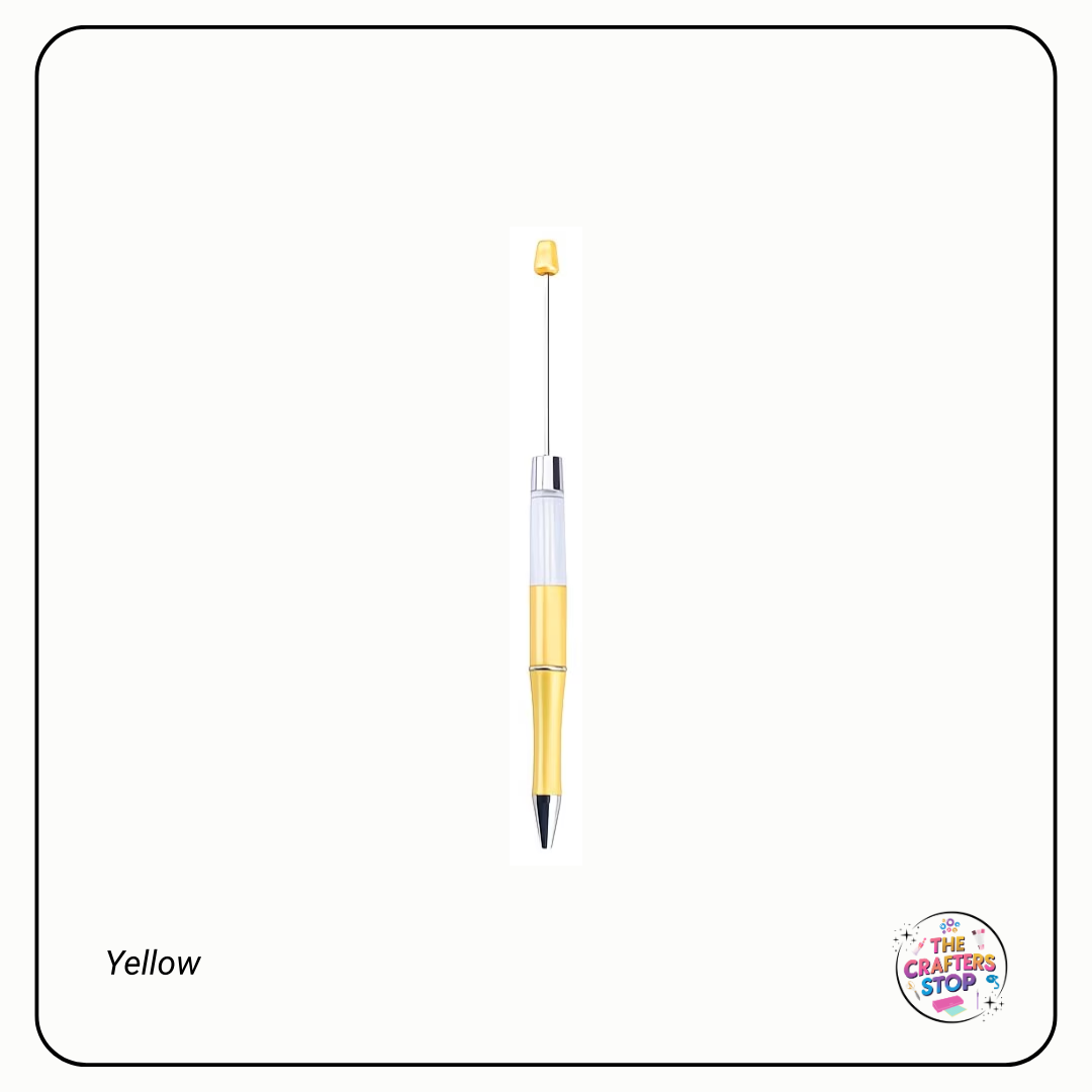 Long DIY Beadeable Pen With Fillable Tube