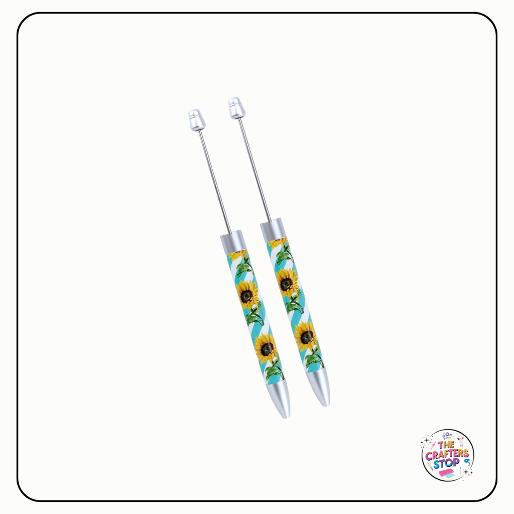Sunflower Long DIY Beadeable Pens (3 Colours)