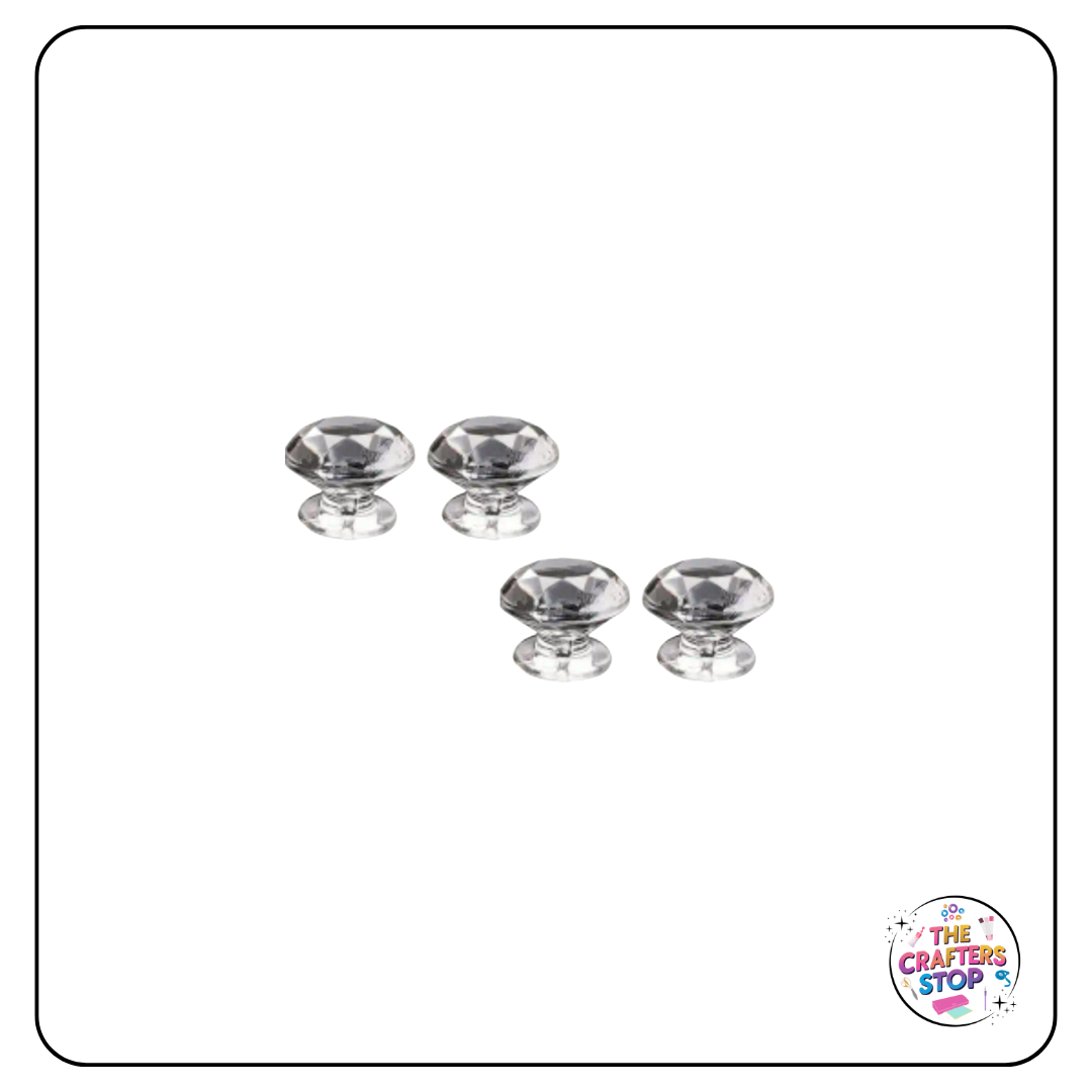 Clear Acrylic Mini Knobs-Drawer Pulls