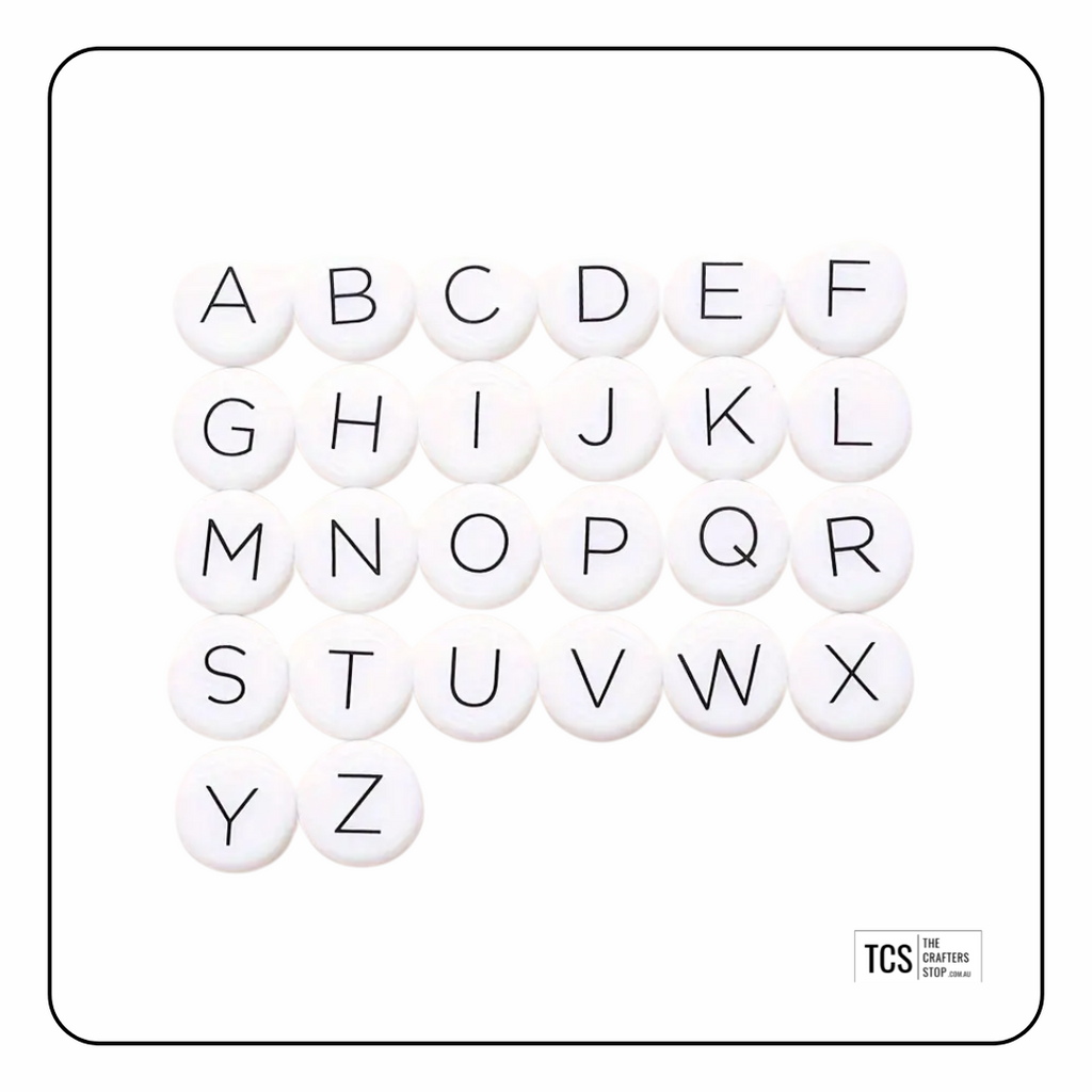 Alphabet Letter Focal Beads