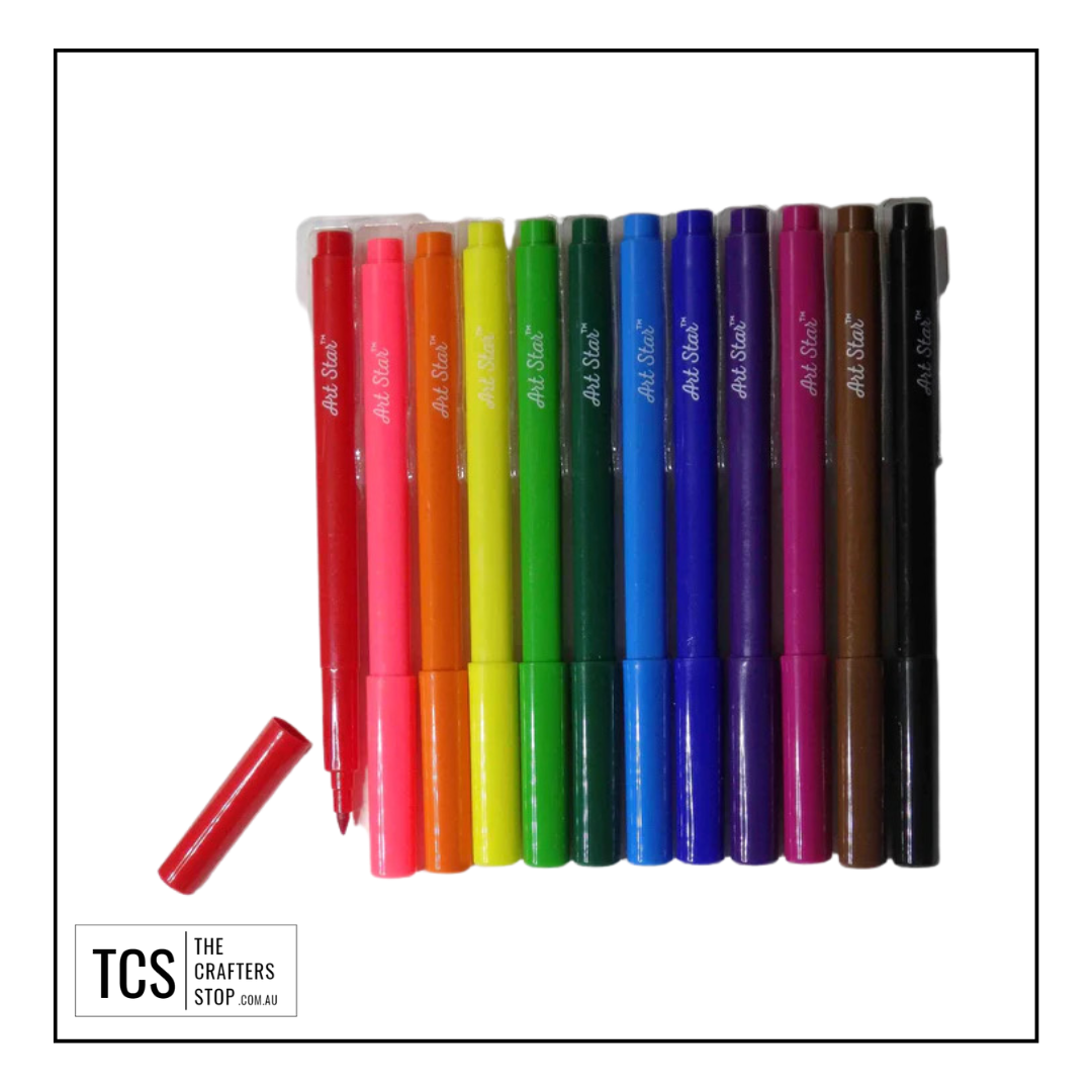 Washable Triangular Markers (12 Pack)