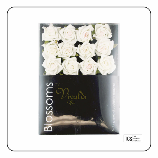 Blossoms Rose Flower Heads - 25mm