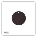 Black Round/Circle Acrylic Blanks (Great for Keyrings)