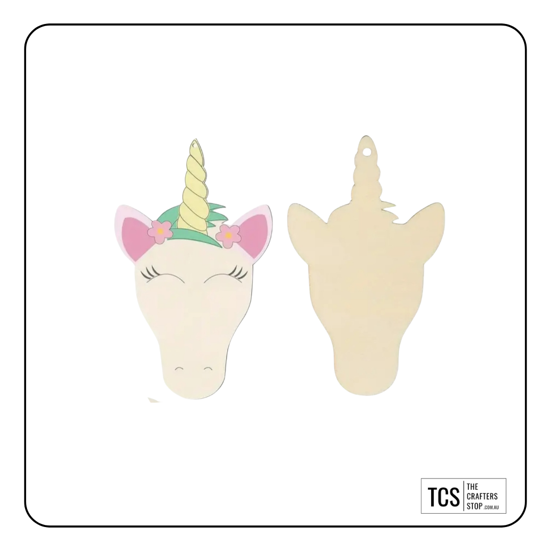 DIY Wooden Unicorn Head Blank