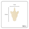 DIY Wooden Unicorn Head Blank
