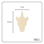 DIY Wooden Unicorn Head Blank
