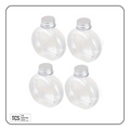 Decorative Flat Round Plastic Bottle