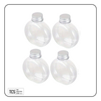 Decorative Flat Round Plastic Bottle