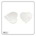 Heart Shaped Acrylic Drink Tags