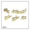 Gold "Merry Christmas" Embellishments