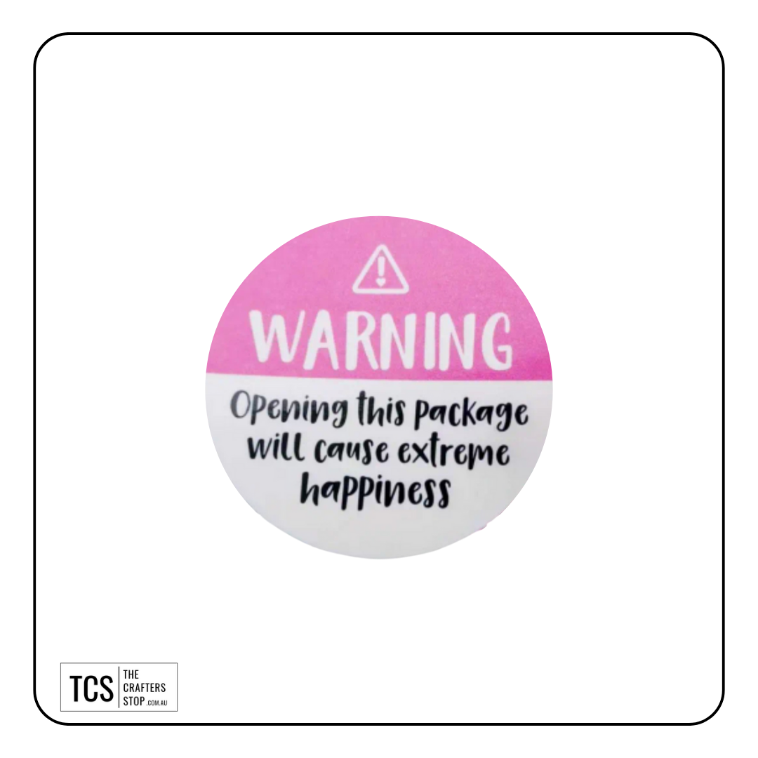 Cute Funny Warning Packaging Label (120 pcs)