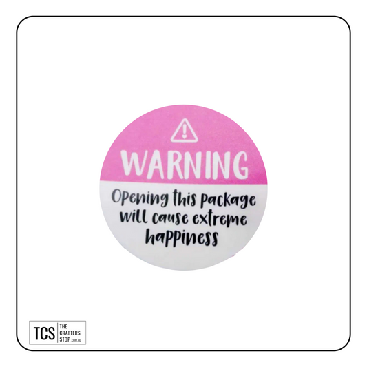 Cute Funny Warning Packaging Label (120 pcs)