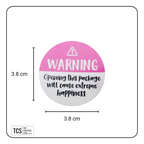 Cute Funny Warning Packaging Label (120 pcs)