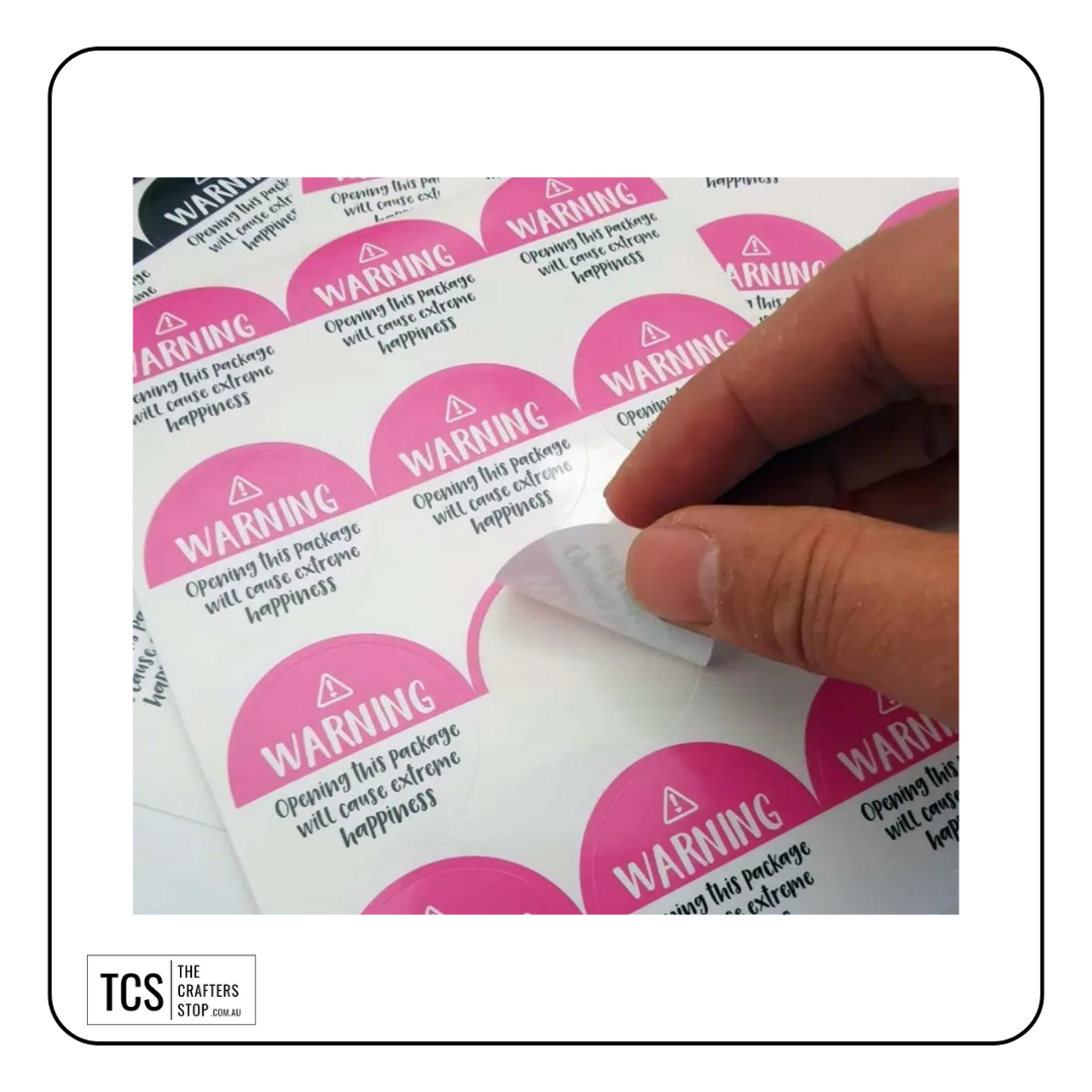 Cute Funny Warning Packaging Label (120 pcs)