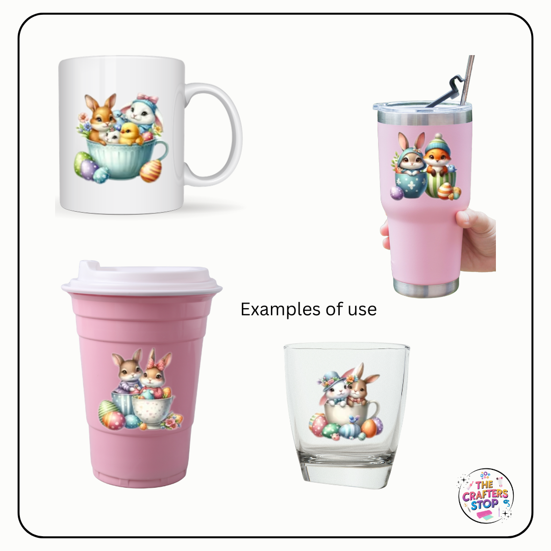 Easter UV Waterproof Transfers/Stickers