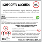 Isopropyl Alcohol 99% (Rubbing Alcohol) - 4 Sizes