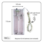 1m Copper Wire LED Lights (2 Colours)