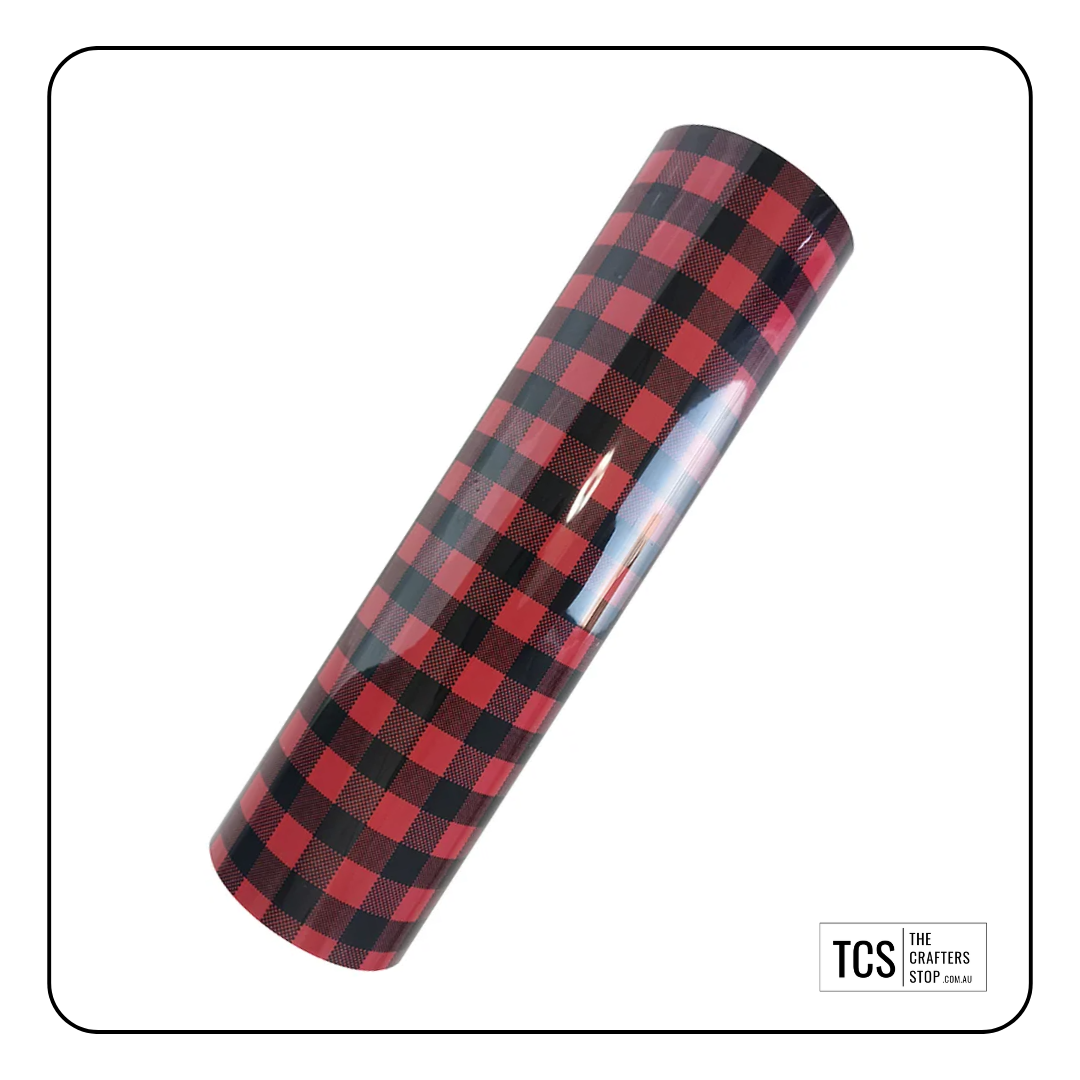Check Pattern Vinyl Buffalo Check/Plaid Pattern HTV – The Crafters Stop