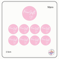 "Free Gift" Sealing or Business Stickers (2.5cm)