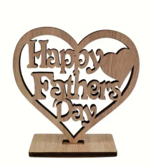 Standing Wooden Father's Day Sign