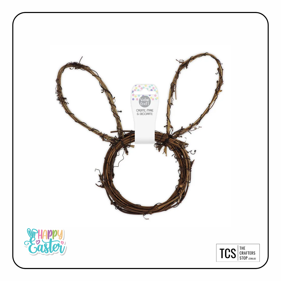 Easter Bunny Head DIY Wooden Wreath (Pre-Order)