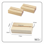 Wooden Acrylic Place Card Holders