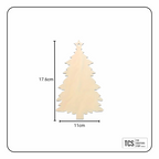 Wooden Large Christmas Tree Blank