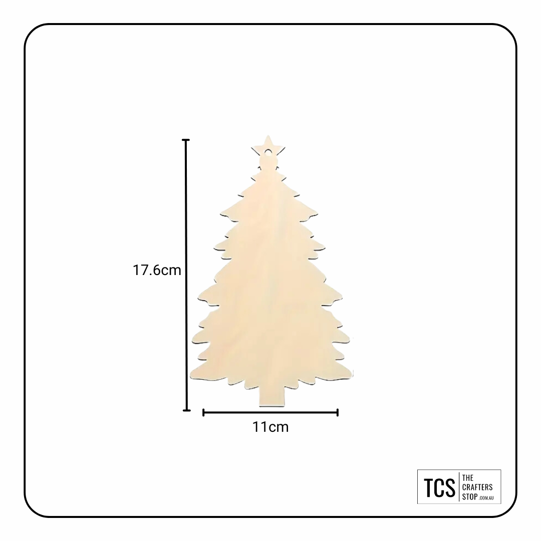 Wooden Large Christmas Tree Blank