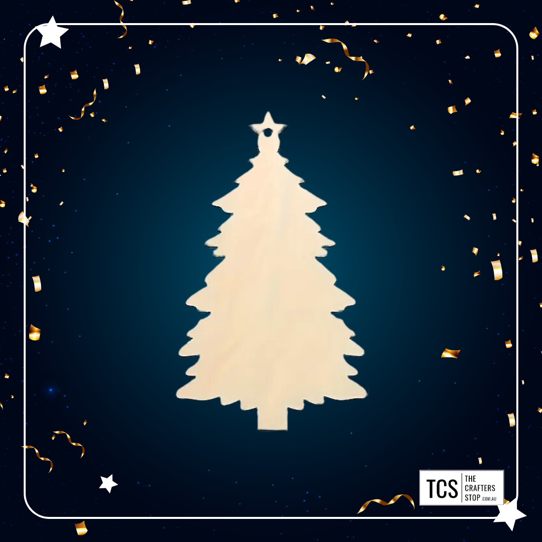 Wooden Large Christmas Tree Blank