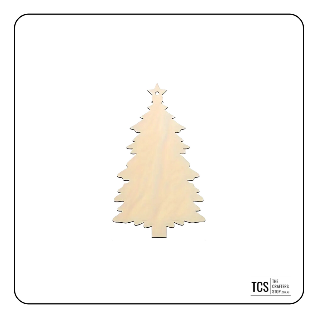 Wooden Christmas Tree Blank