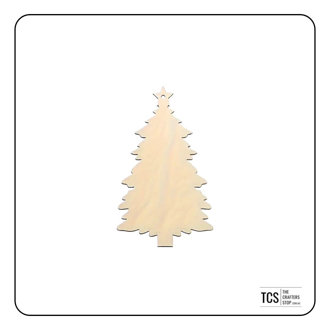 Wooden Christmas Tree Blank