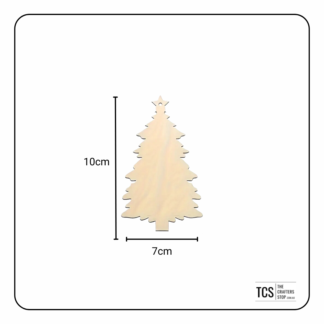 Wooden Christmas Tree Blank