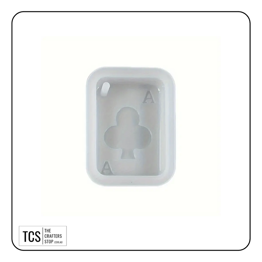 Resin Silicone ACE Playing Cards Keyring Mould