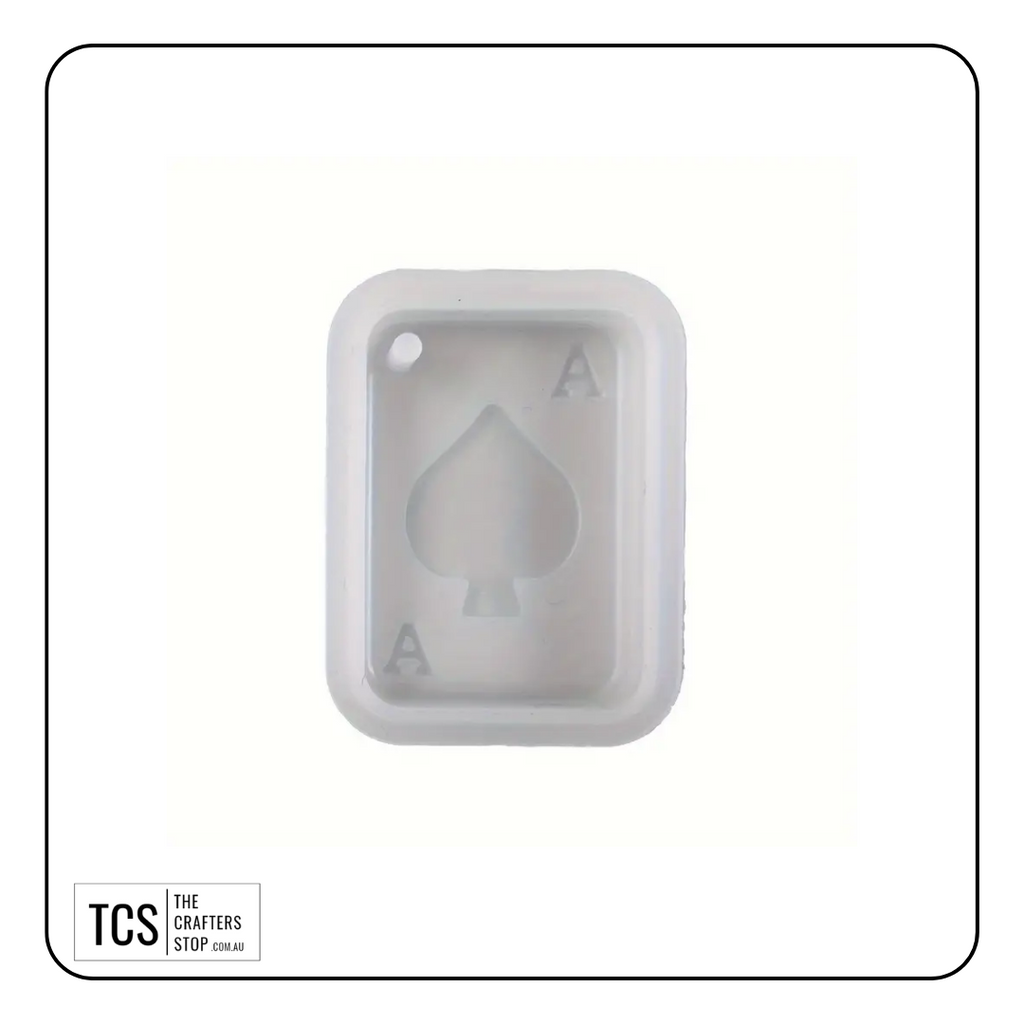 Resin Silicone ACE Playing Cards Keyring Mould