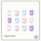 Acrylic Bunny Rabbit Beads - Perfect for DIY Pens