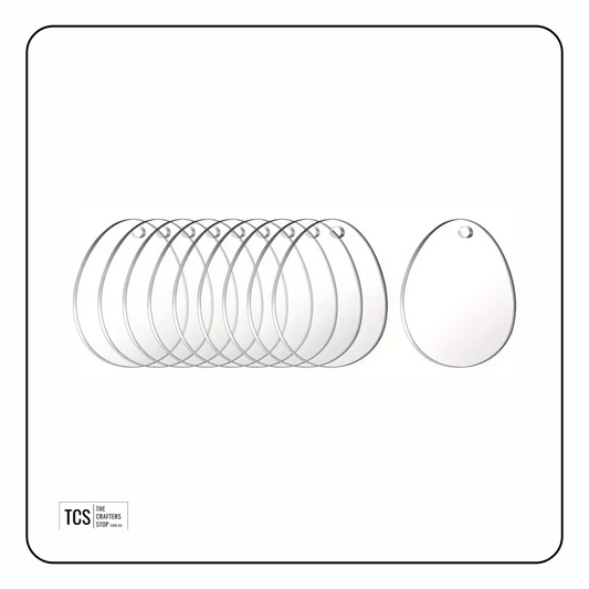 Clear Acrylic Easter Egg