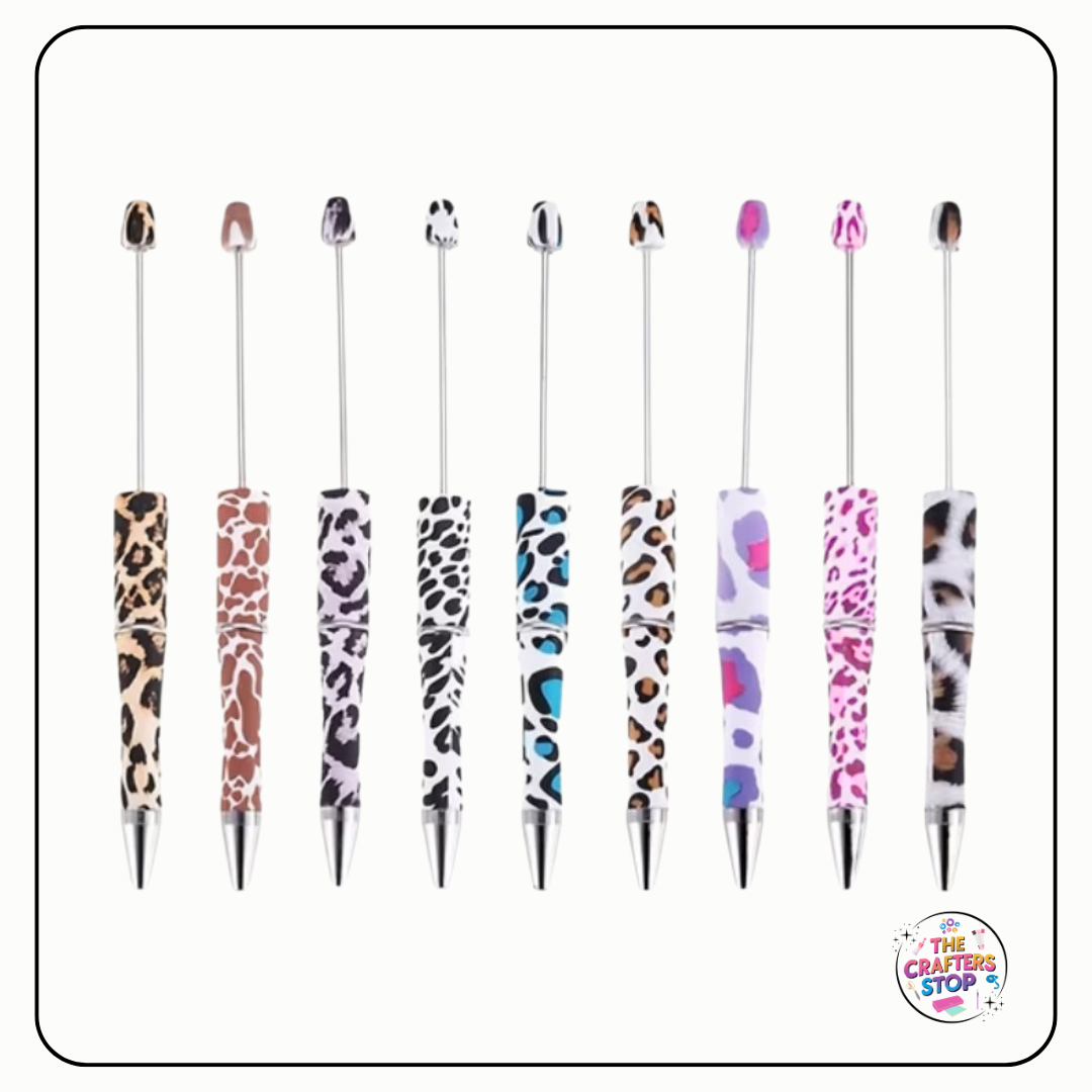 Animal Print DIY Beadeable Pens