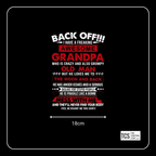 "Awesome Grandpa" DTF Iron On Transfer