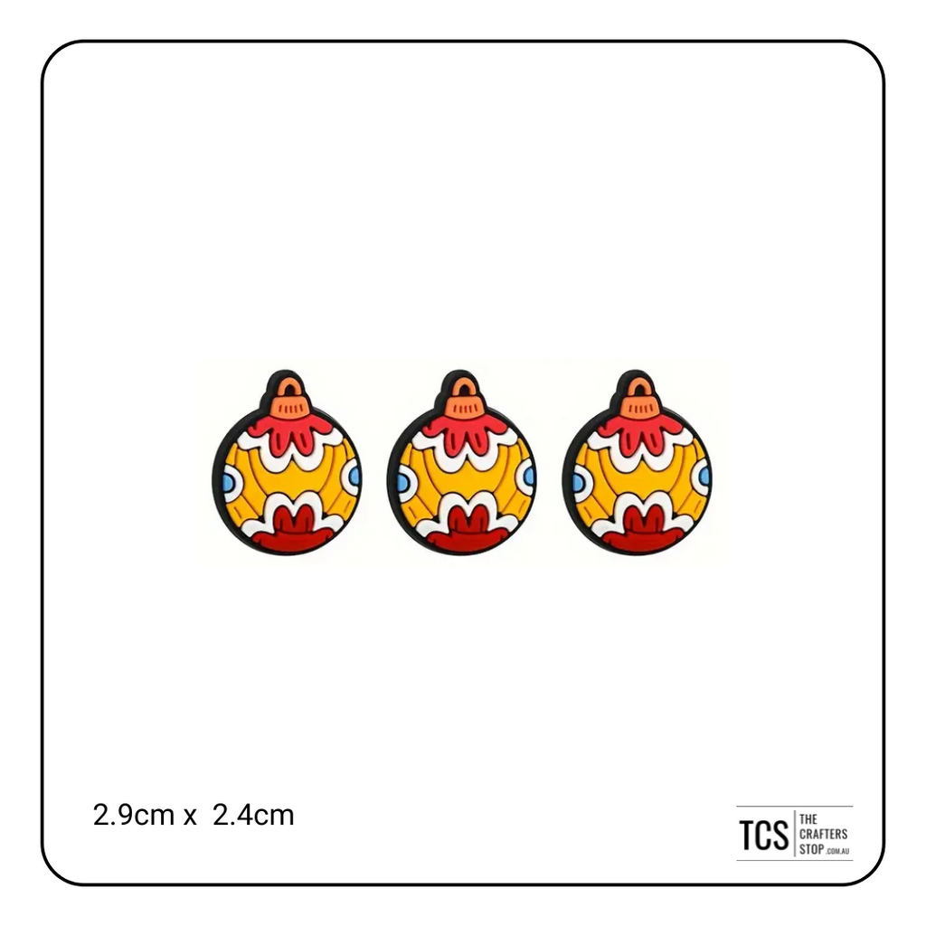 Christmas Bauble Focal Beads